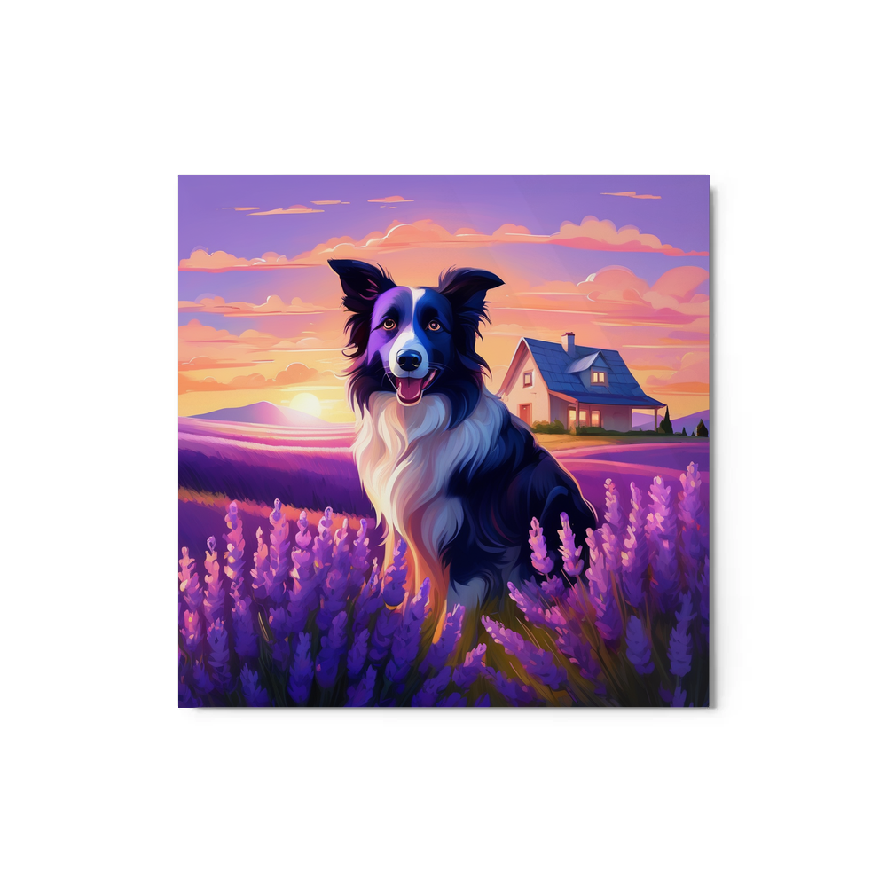 PugMug Custom Border Collie Metal Print