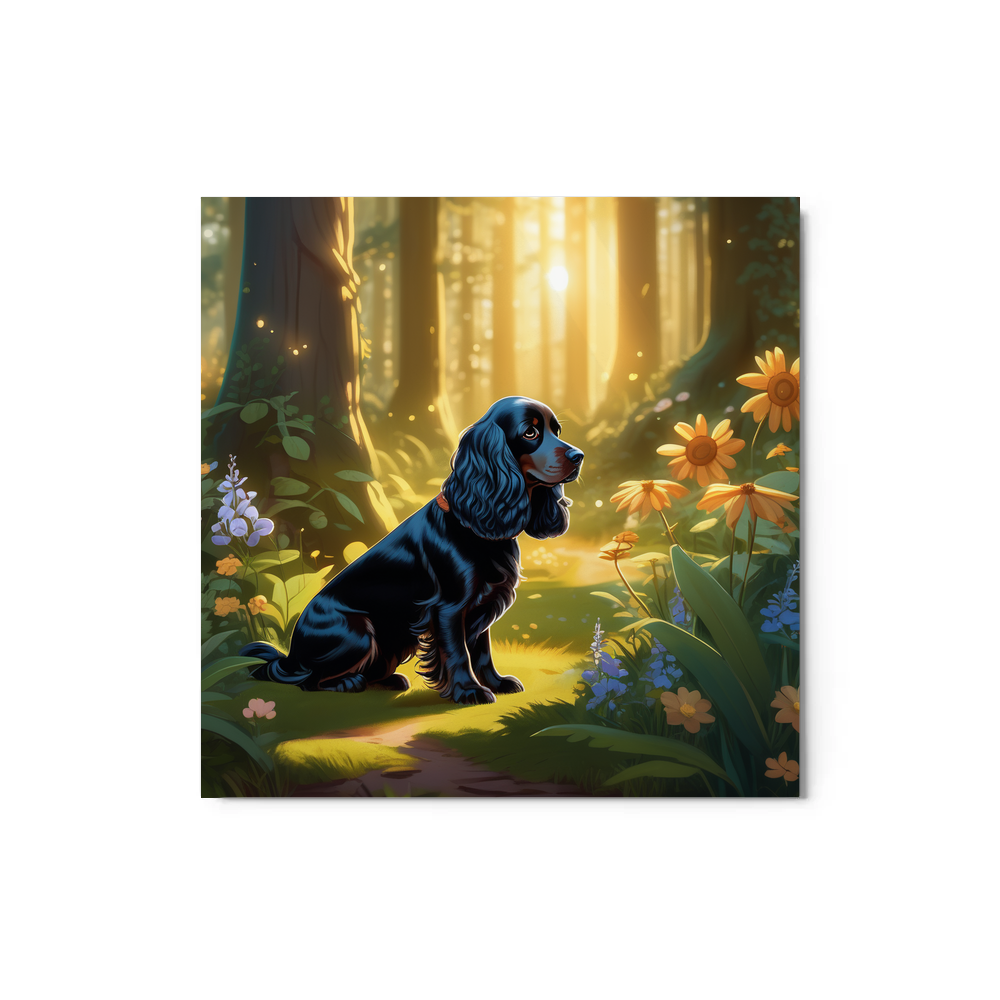 PugMug Custom Cocker Spaniel Metal Print
