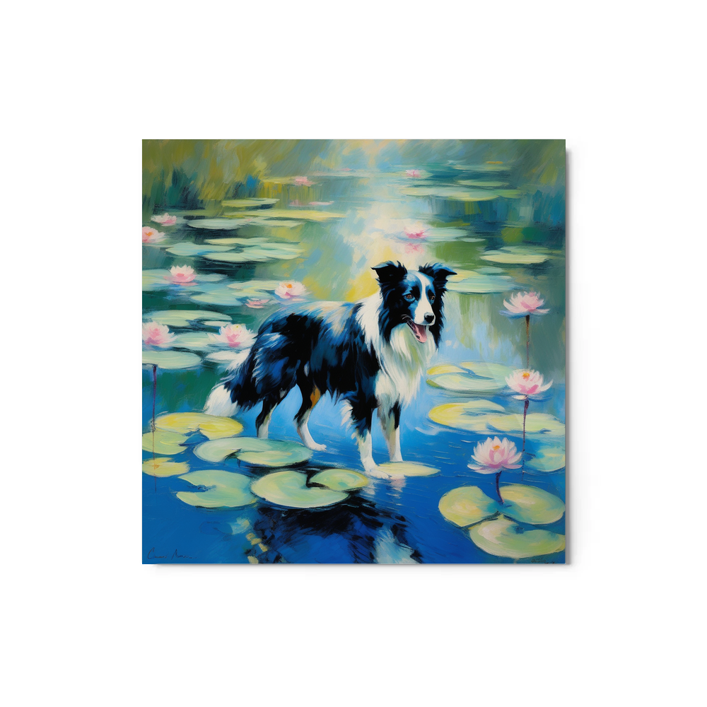 PugMug Custom Border Collie Metal Print