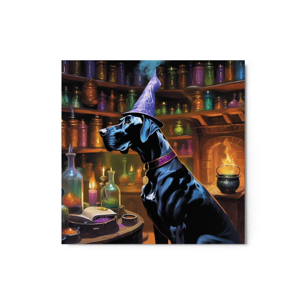 PugMug Custom Great Dane Metal Print