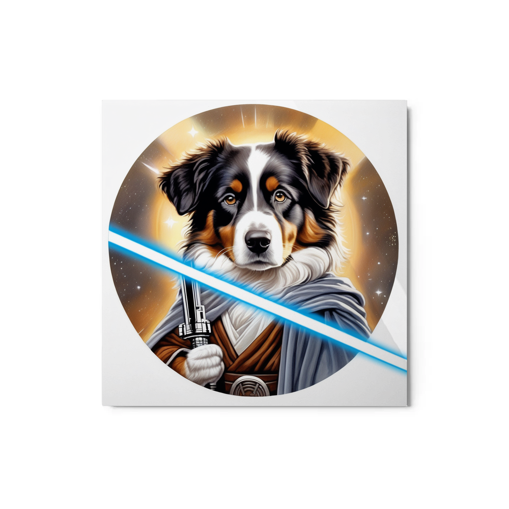 PugMug Custom Miniature American Shepherd Metal Print