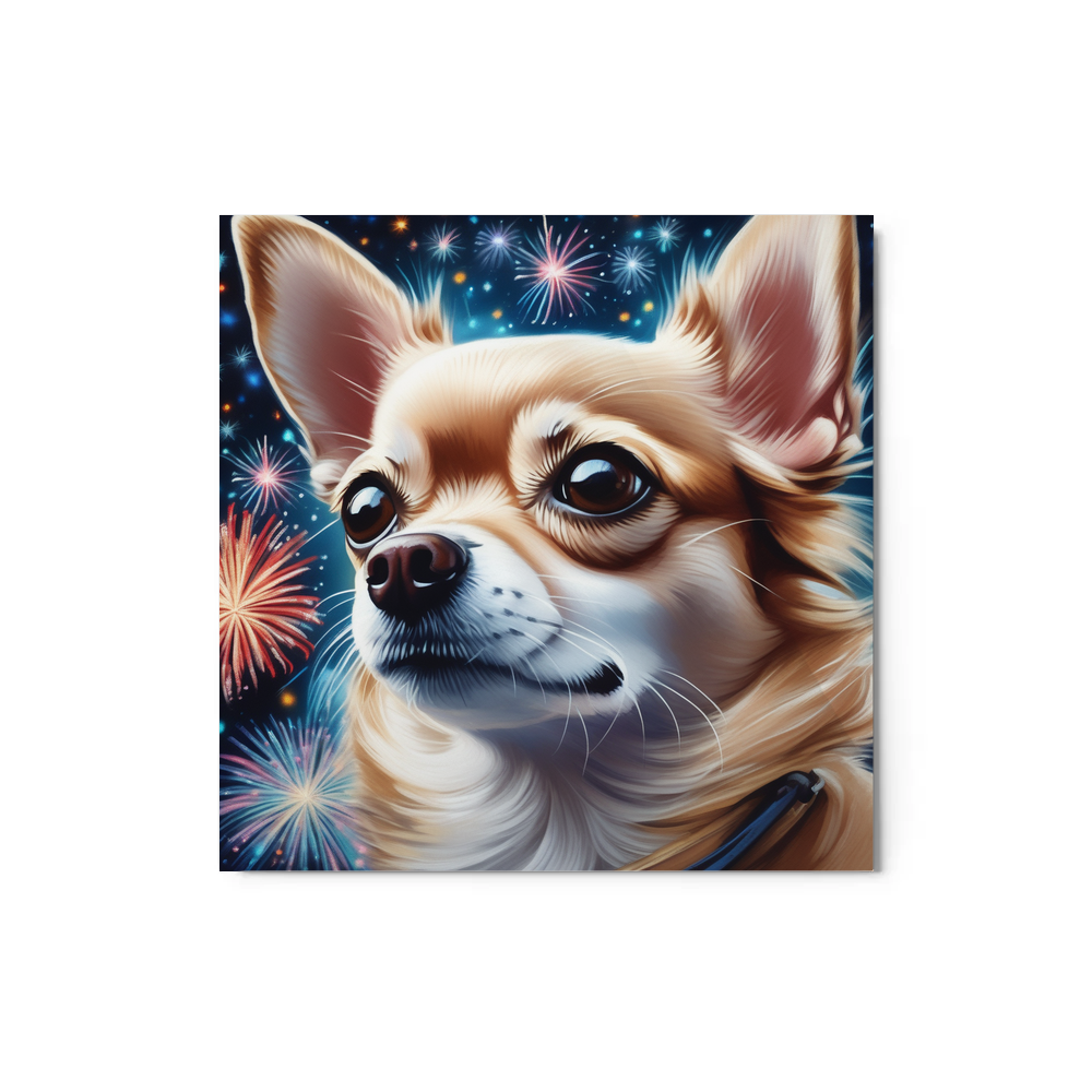 PugMug Custom Chihuahua Metal Print