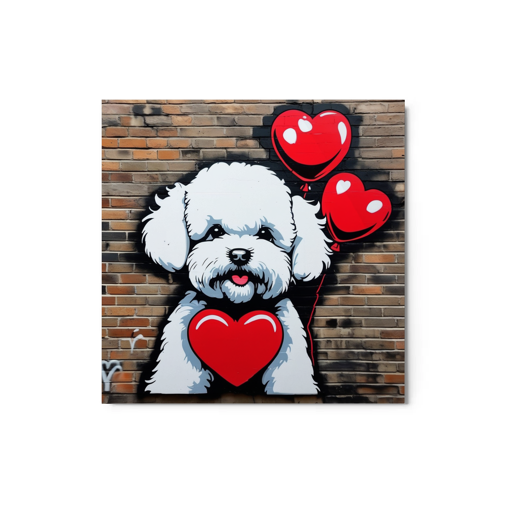 PugMug Custom Pet Metal Print