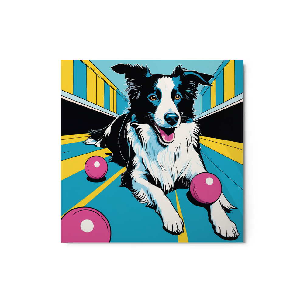 PugMug Custom Border Collie Metal Print