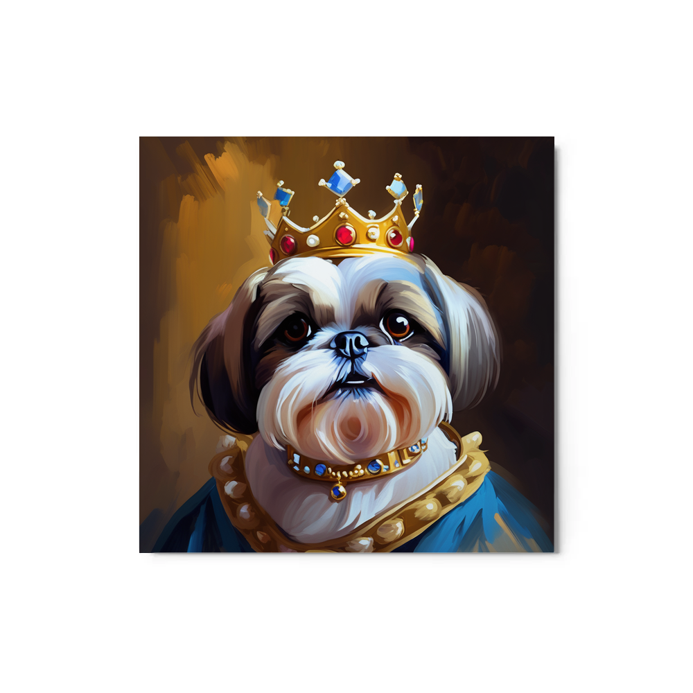 PugMug Custom Shih Tzu Metal Print