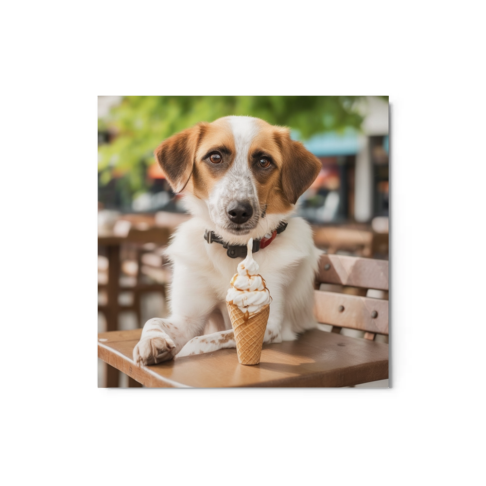 PugMug Custom Hazim Metal Print