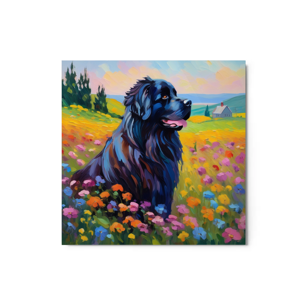 PugMug Custom Newfoundland Metal Print