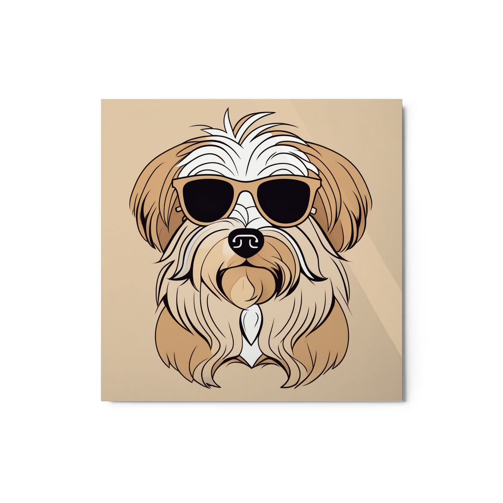 PugMug Custom Tan Havanese Dog Metal Print