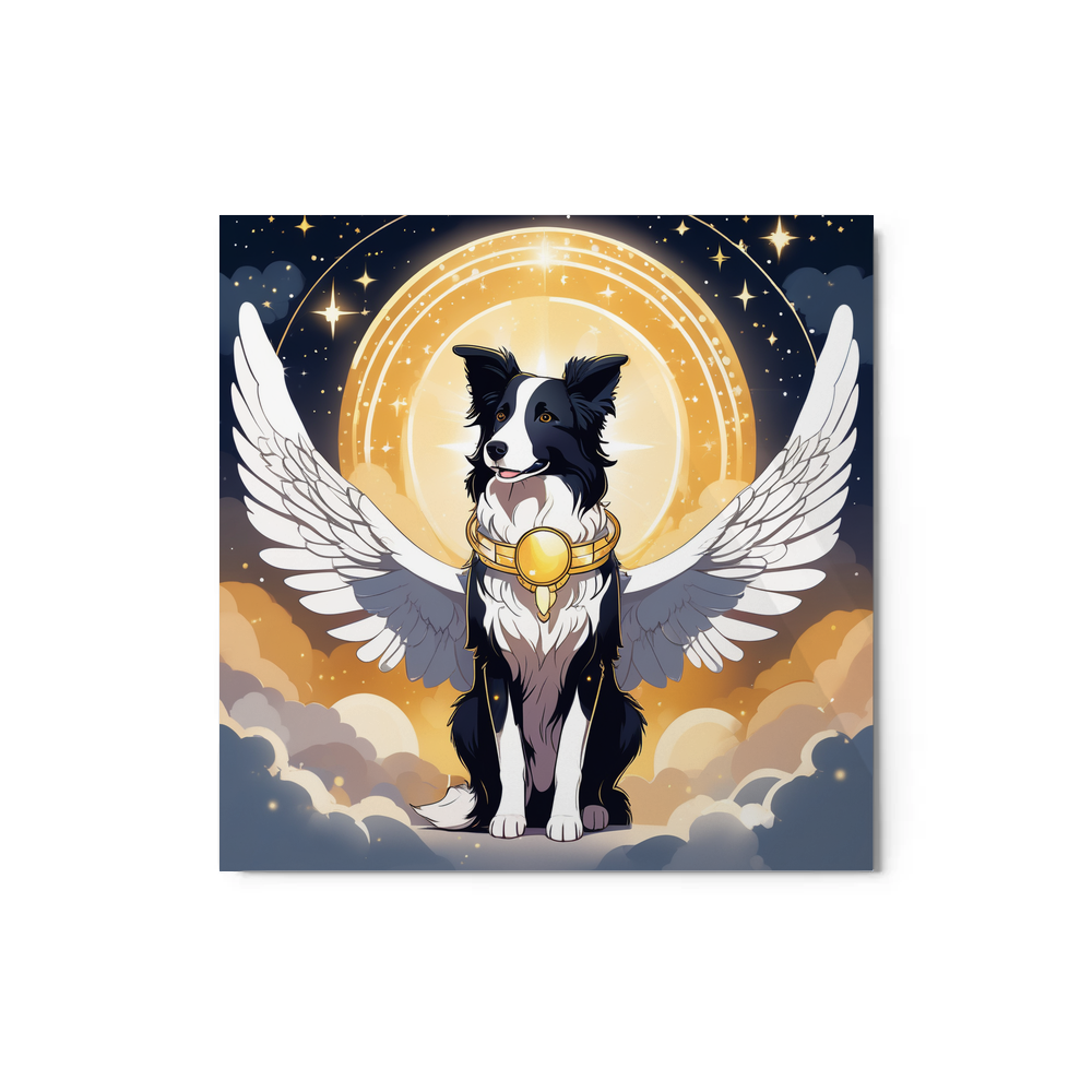 PugMug Custom Border Collie Metal Print