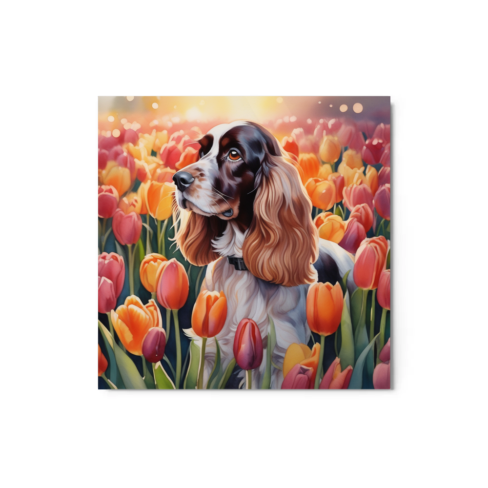 PugMug Custom English Cocker Spaniel Metal Print