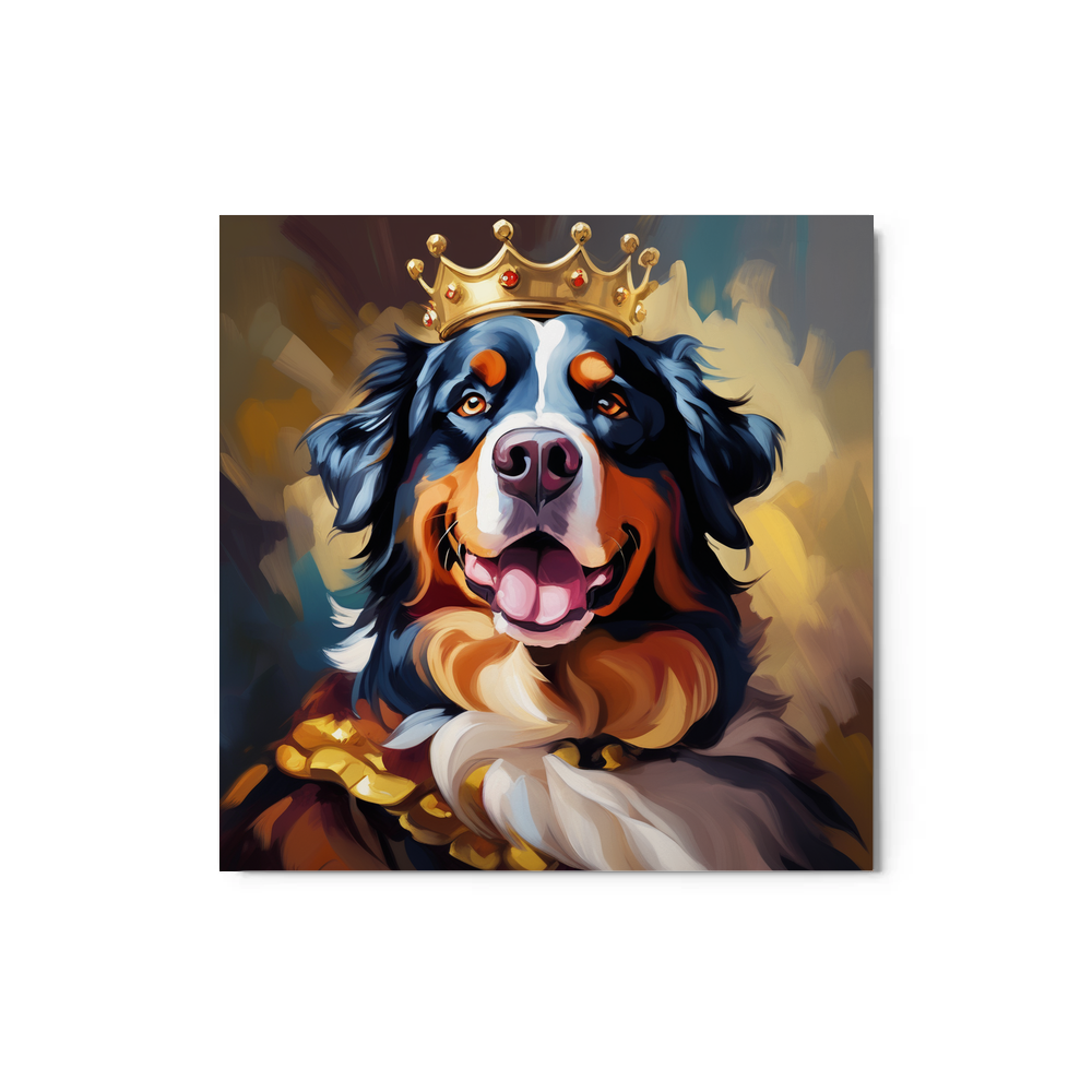 PugMug Custom Bernese Mountain Dog Metal Print