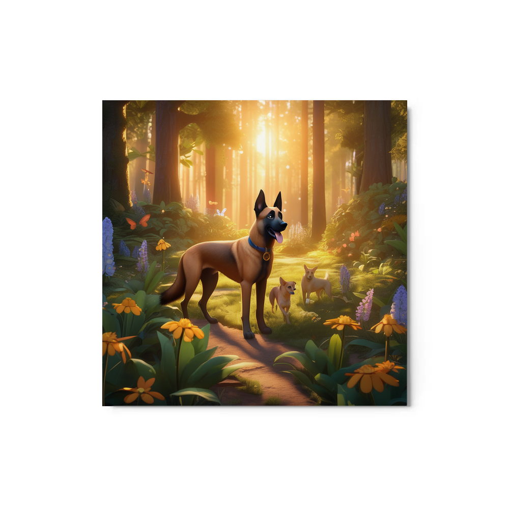 PugMug Custom Belgian Malinois Metal Print