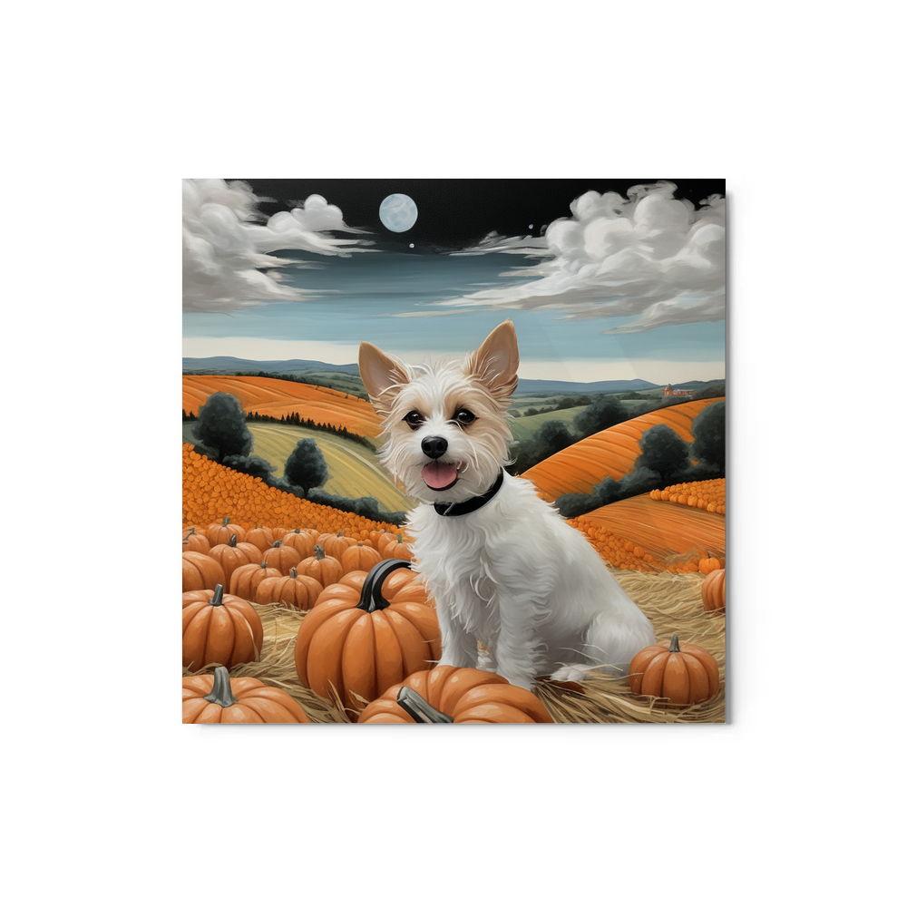 PugMug Custom Luna Metal Print