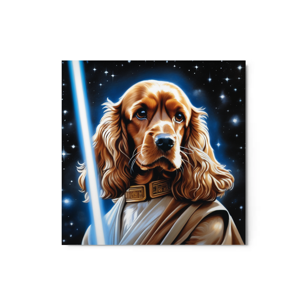 PugMug Custom Cocker Spaniel Metal Print