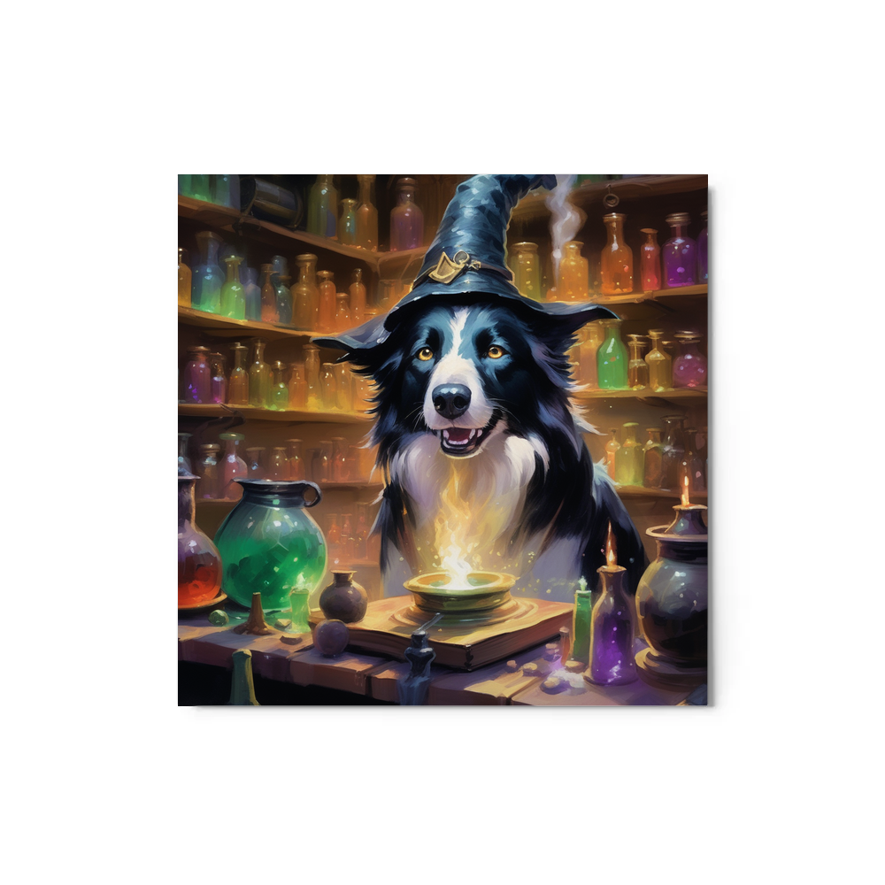 PugMug Custom Border Collie Metal Print