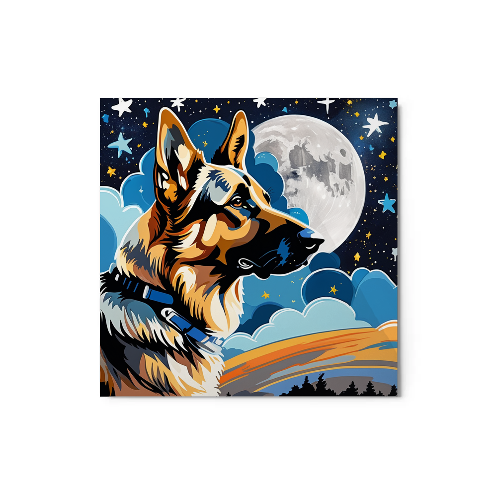 PugMug Custom German Shepherd Dog Metal Print