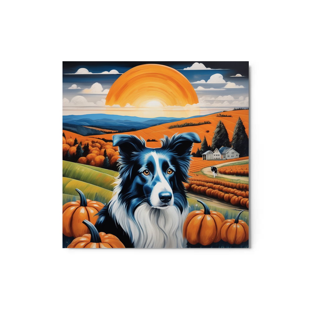 PugMug Custom Border Collie Metal Print
