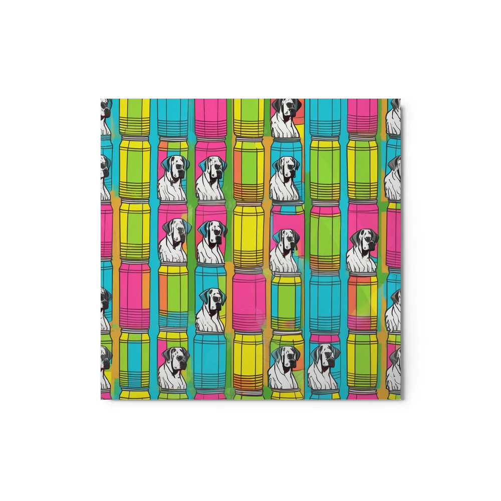 PugMug Custom Great Dane Metal Print