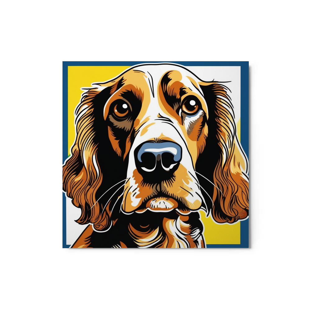 PugMug Custom English Cocker Spaniel Metal Print