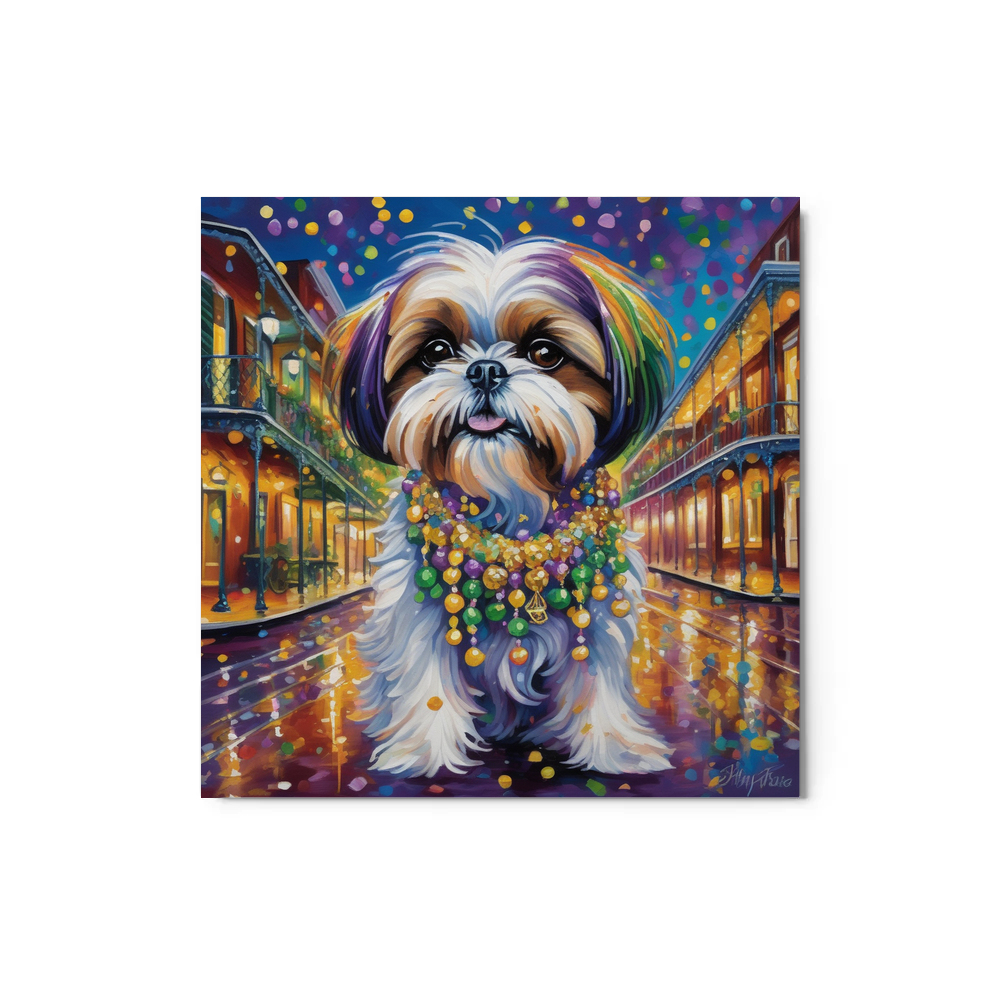 PugMug Custom Shih Tzu Metal Print