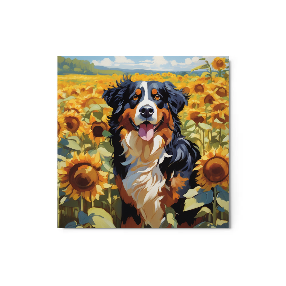 PugMug Custom Bernese Mountain Dog Metal Print