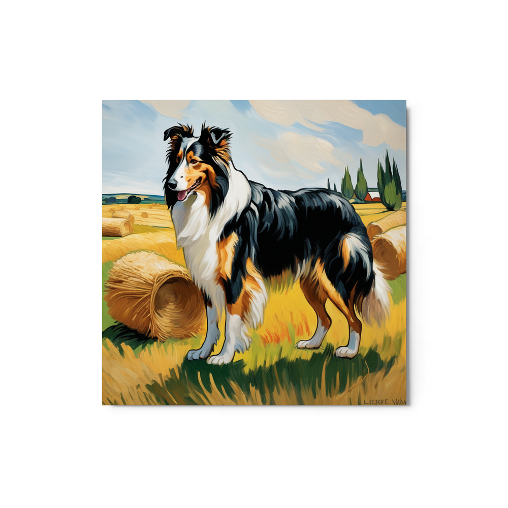 PugMug Custom Collie Metal Print