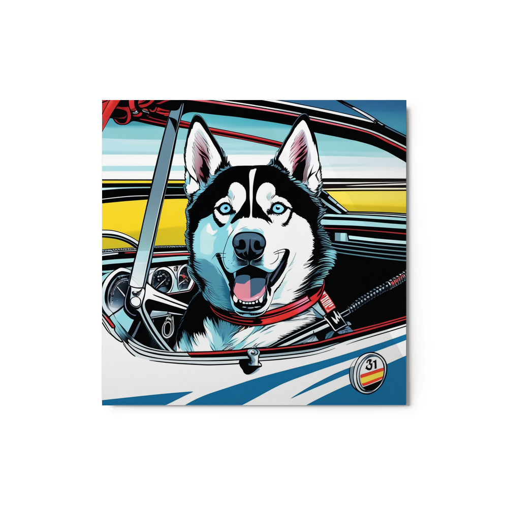 PugMug Custom Siberian Husky Metal Print