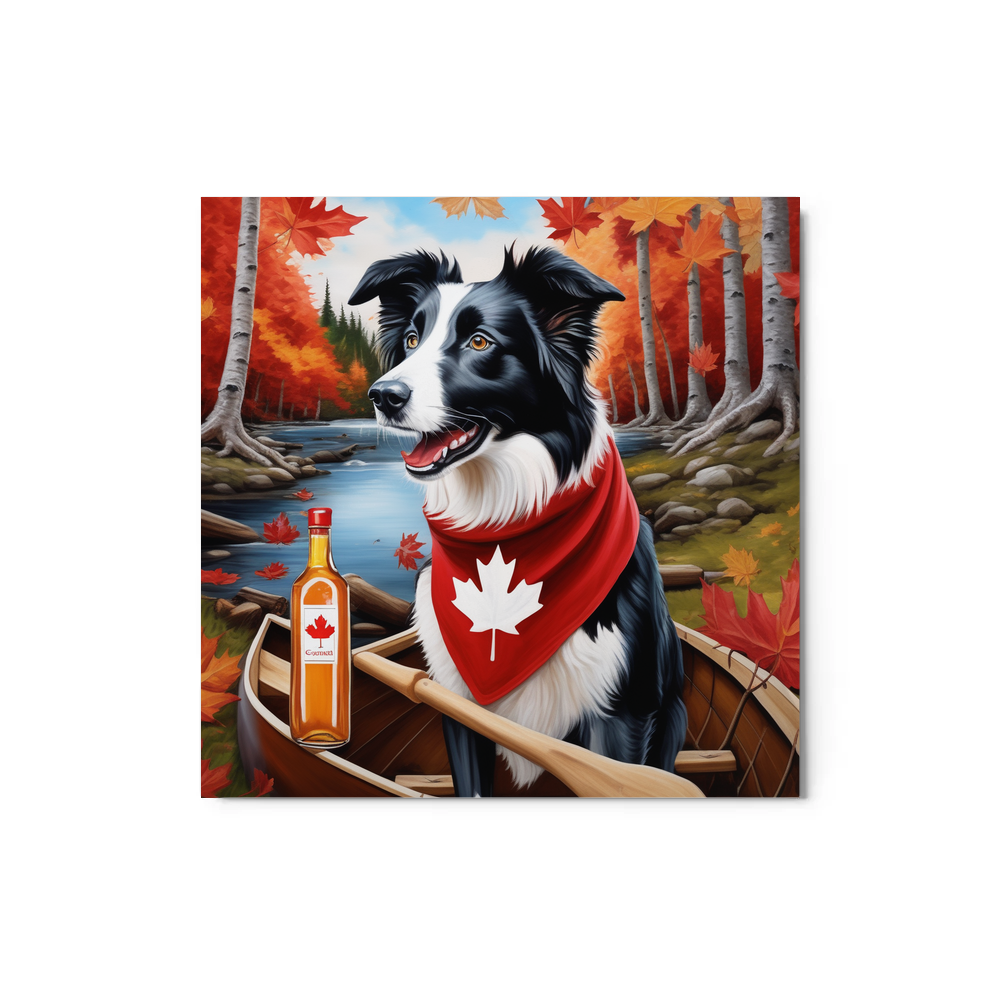 PugMug Custom Border Collie Metal Print