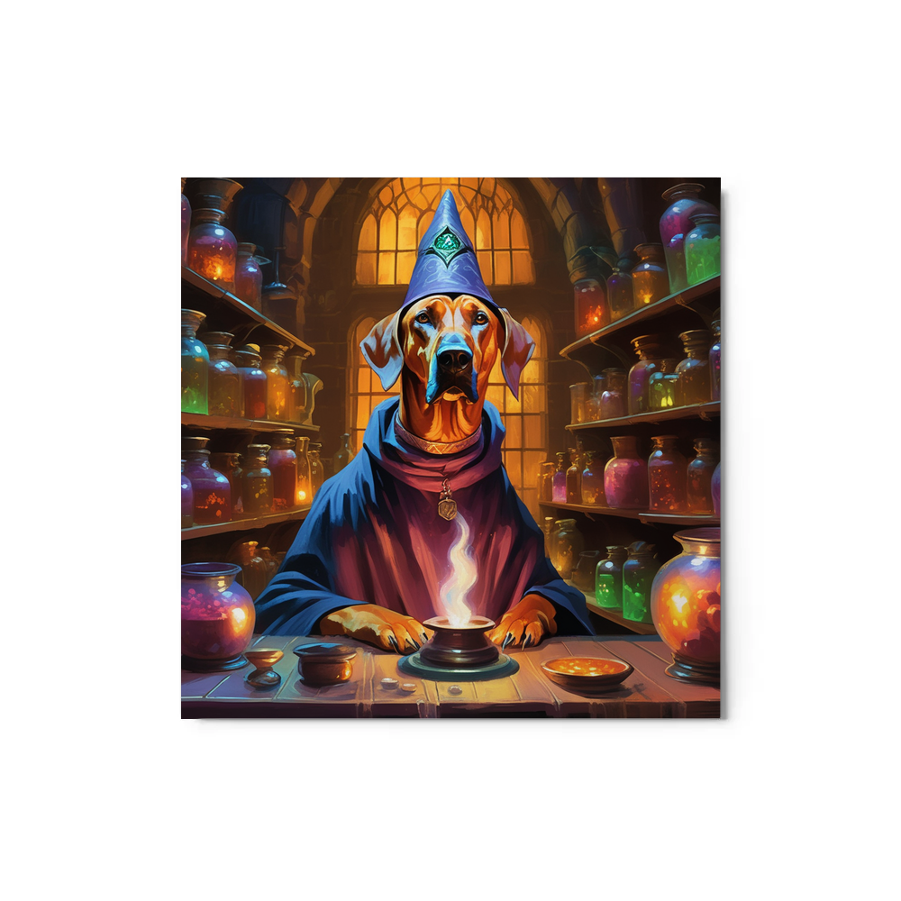 PugMug Custom Rhodesian Ridgeback Metal Print