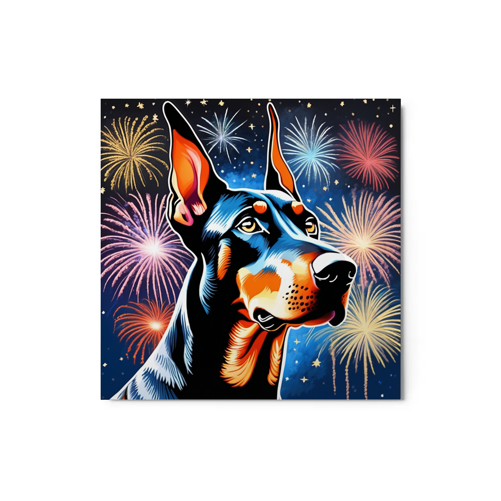 PugMug Custom Pet Metal Print