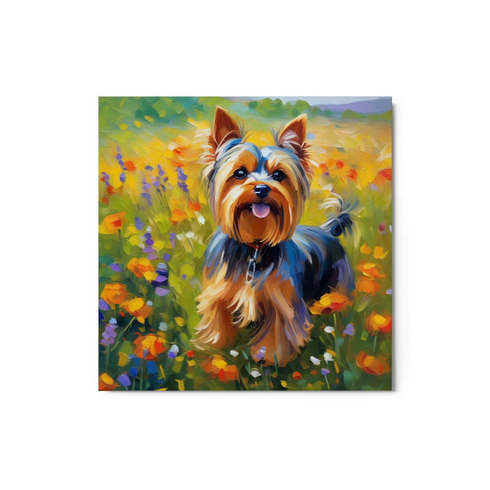 PugMug Custom Yorkshire Terrier Metal Print
