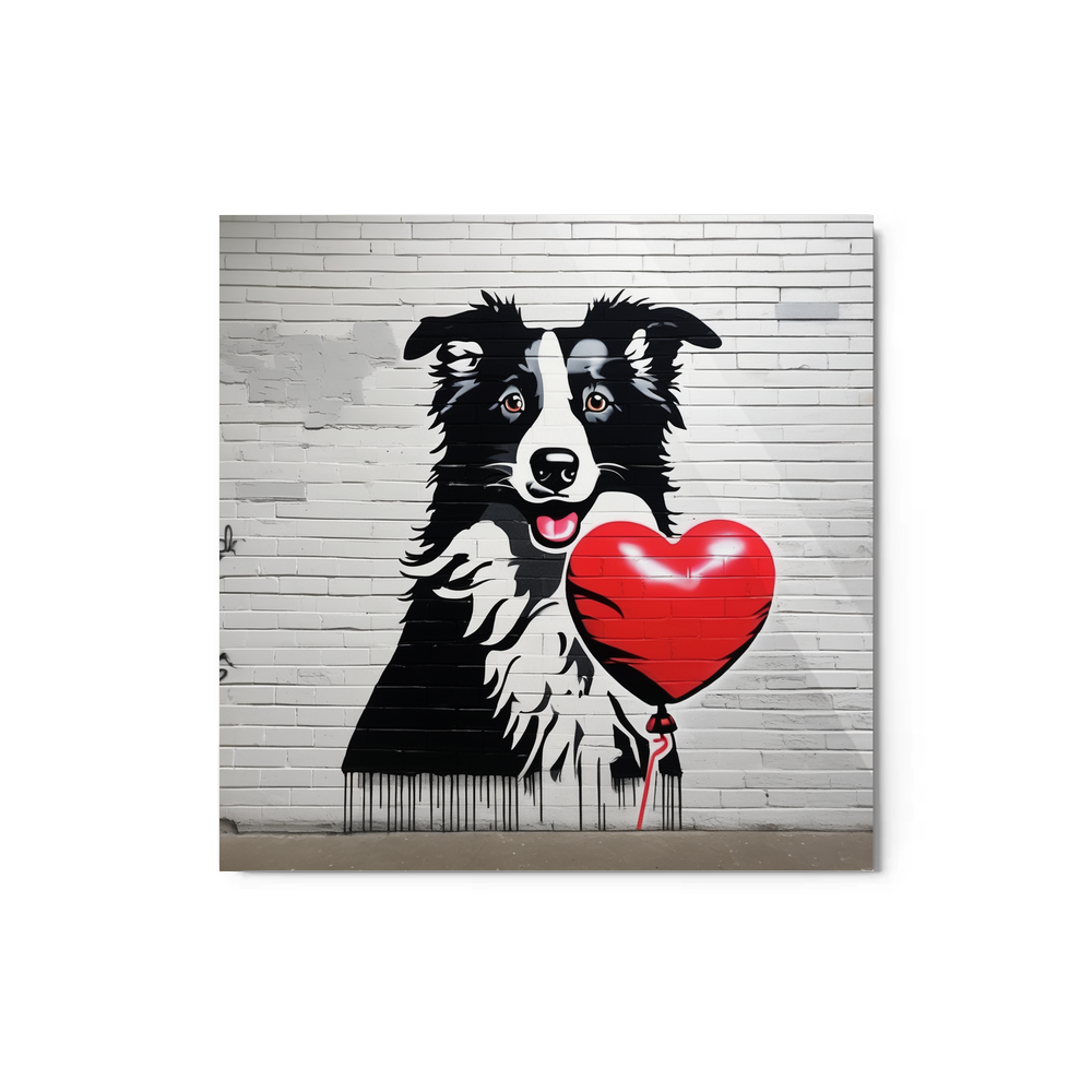 PugMug Custom Border Collie Metal Print