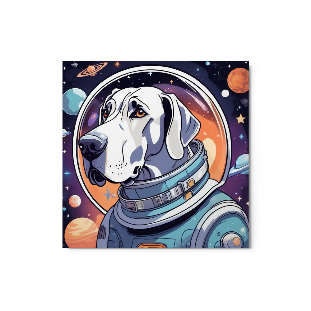 PugMug Custom Great Dane Metal Print