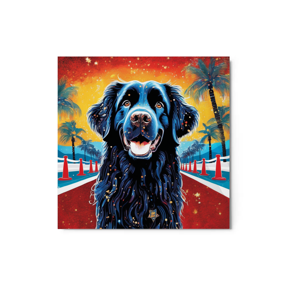 PugMug Custom Newfoundland Metal Print