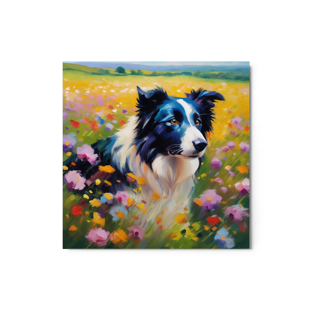 PugMug Custom Border Collie Metal Print