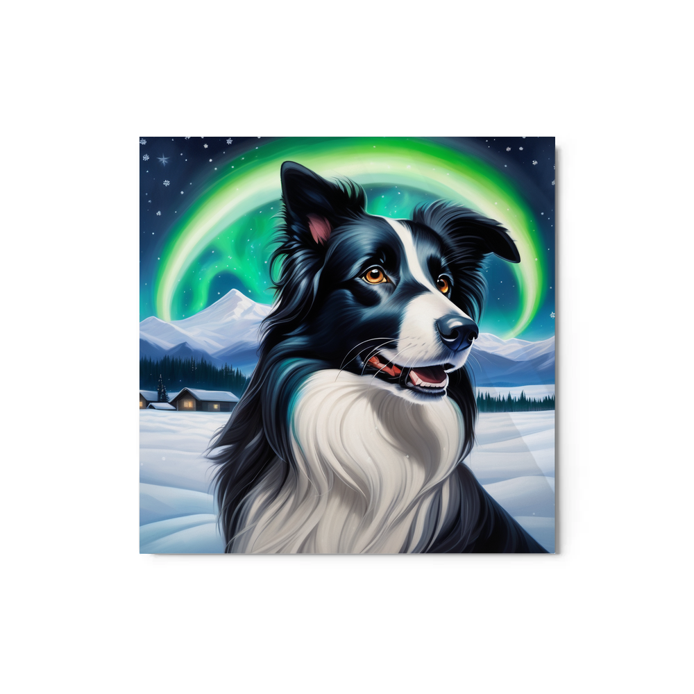 PugMug Custom Border Collie Metal Print