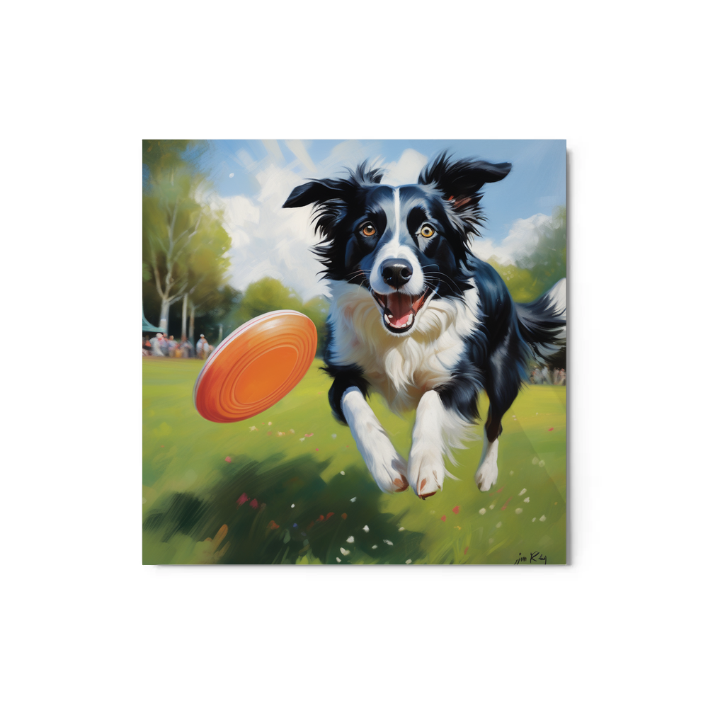 PugMug Custom Border Collie Metal Print