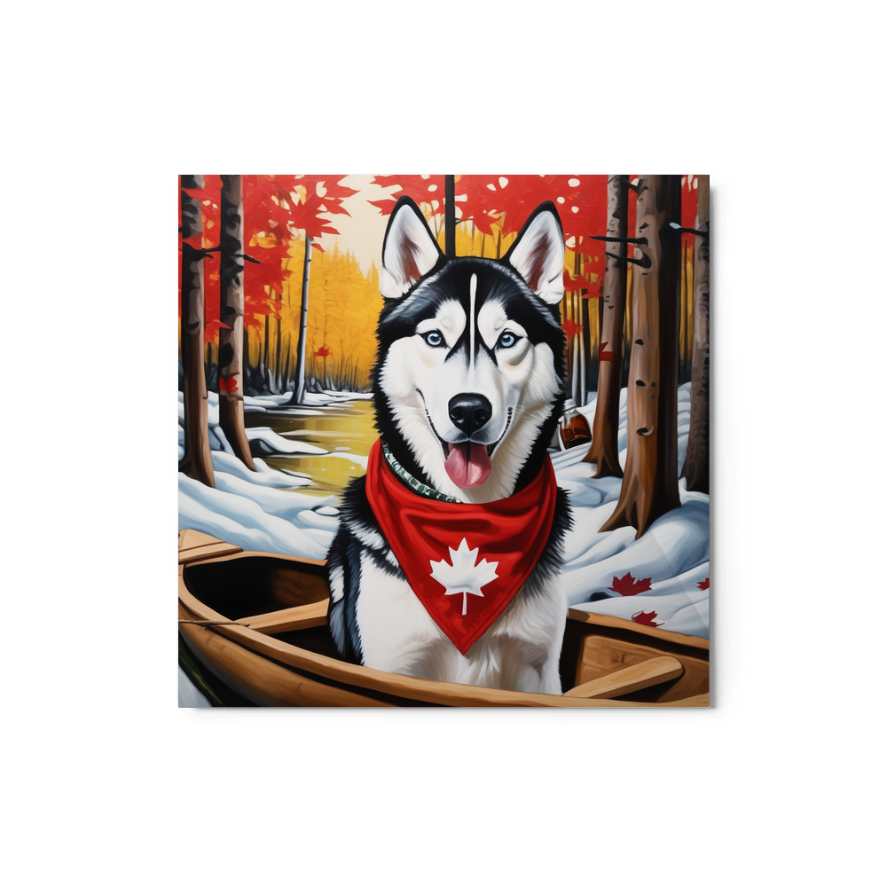 PugMug Custom Siberian Husky Metal Print