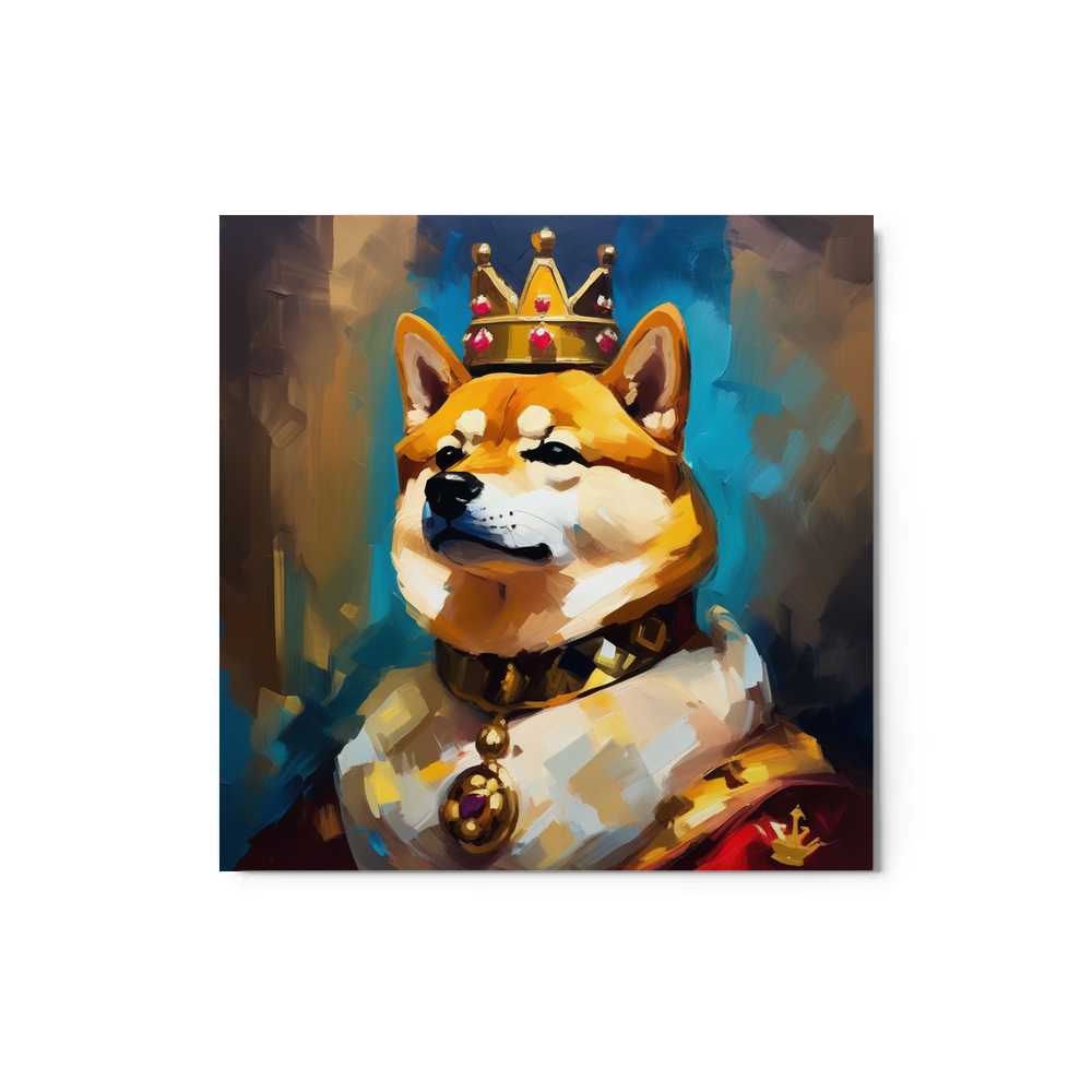 PugMug Custom Shiba Inu Metal Print