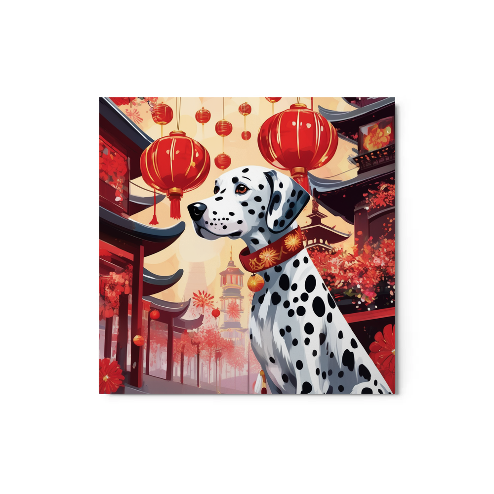 PugMug Custom Dalmatian Metal Print