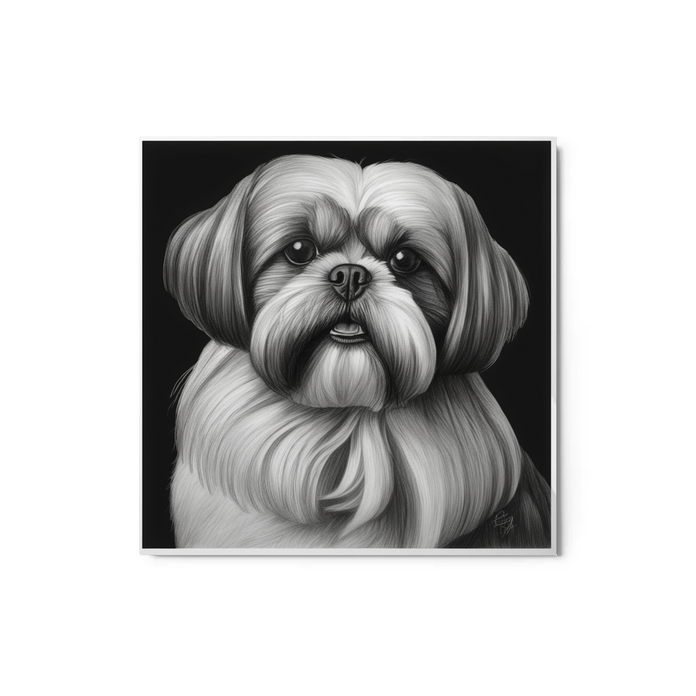 PugMug Custom Shih Tzu Metal Print