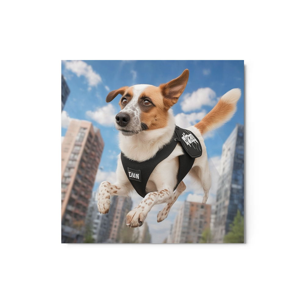 PugMug Custom Hazim Metal Print