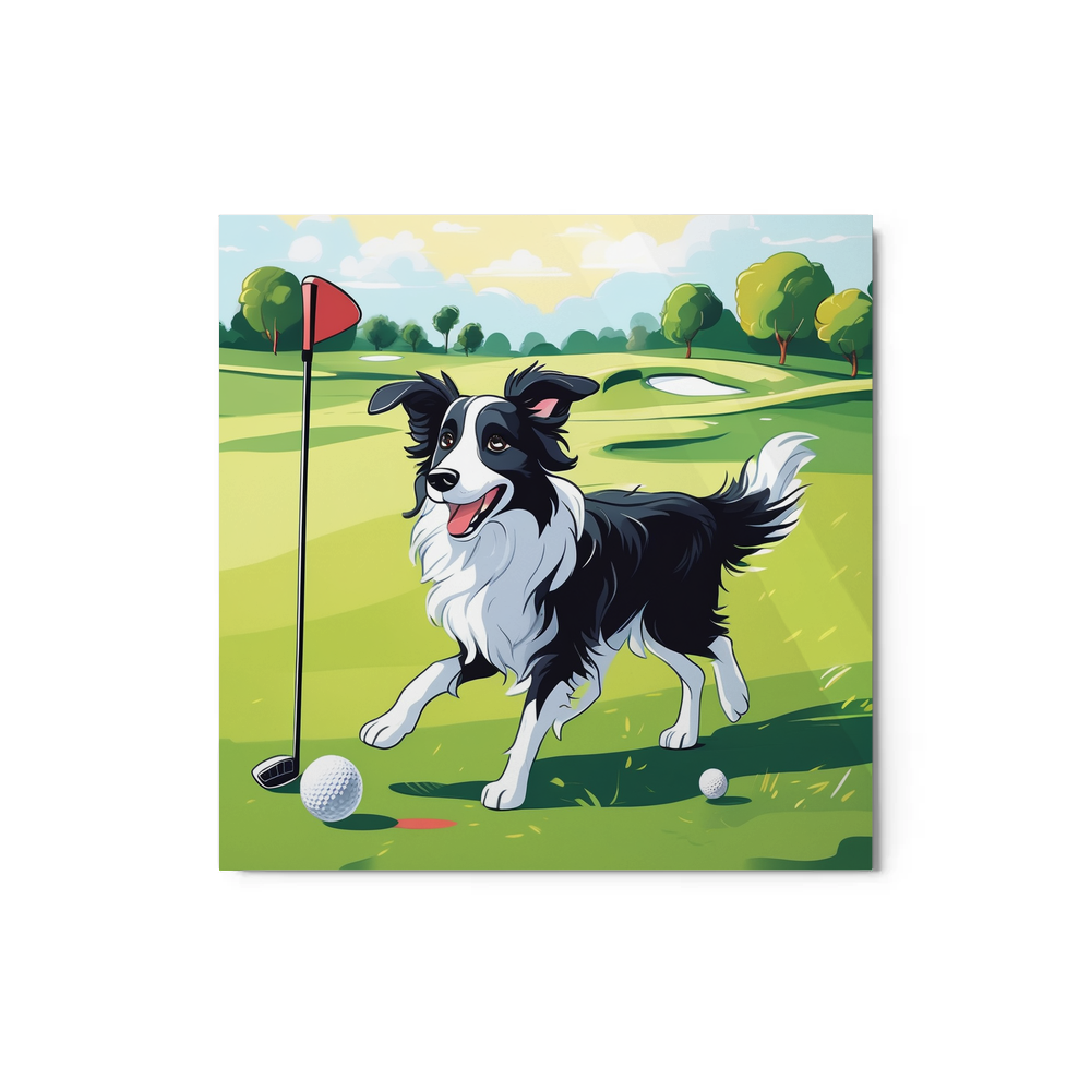 PugMug Custom Border Collie Metal Print