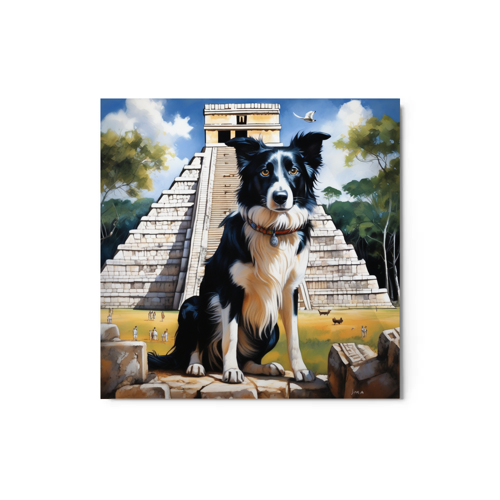 PugMug Custom Border Collie Metal Print