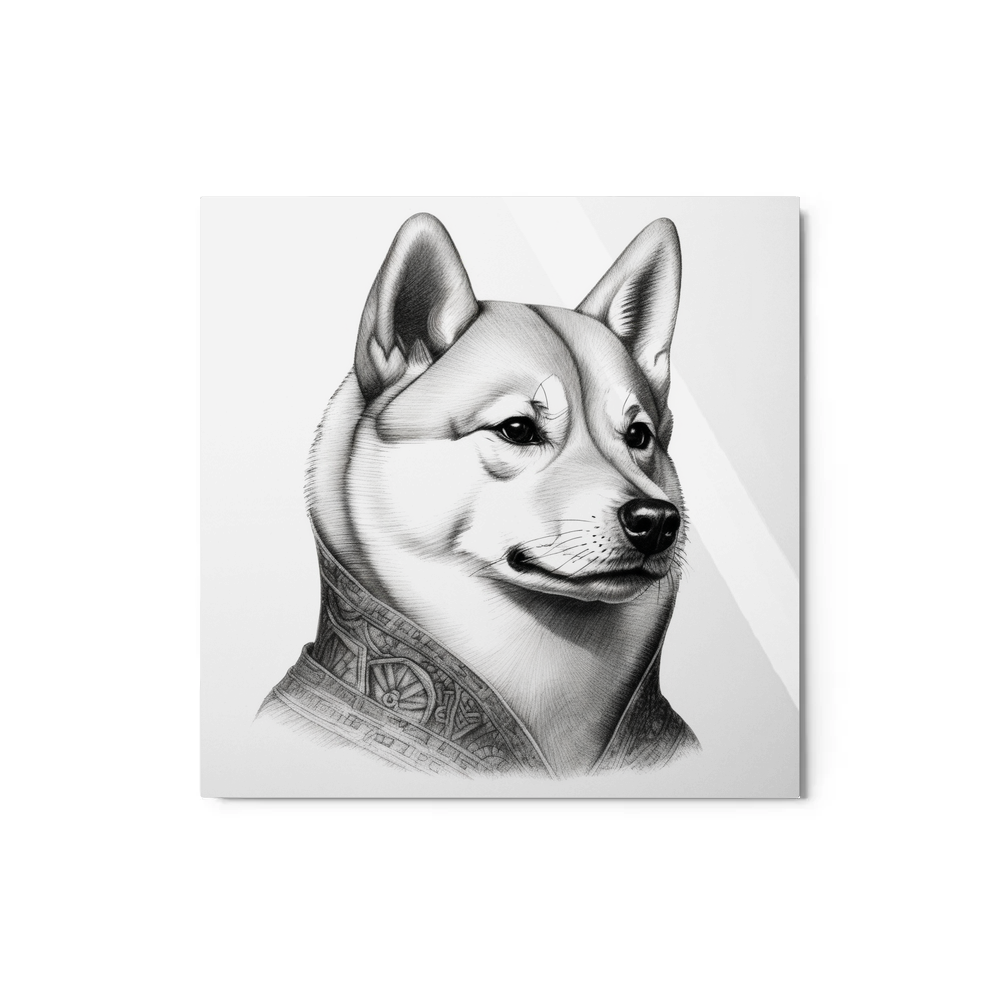 PugMug Custom Shiba Inu Metal Print
