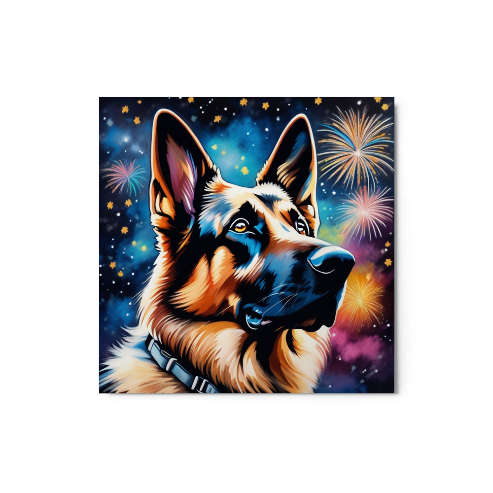 PugMug Custom German Shepherd Dog Metal Print