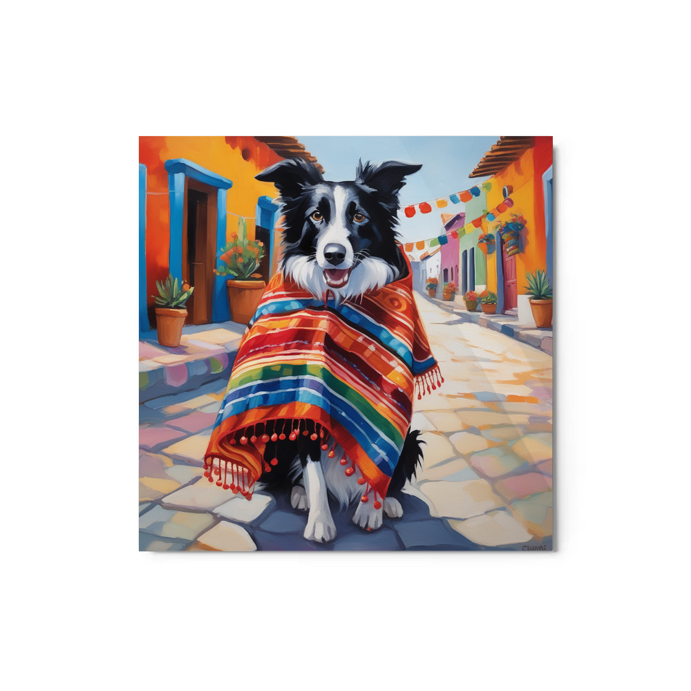 PugMug Custom Border Collie Metal Print