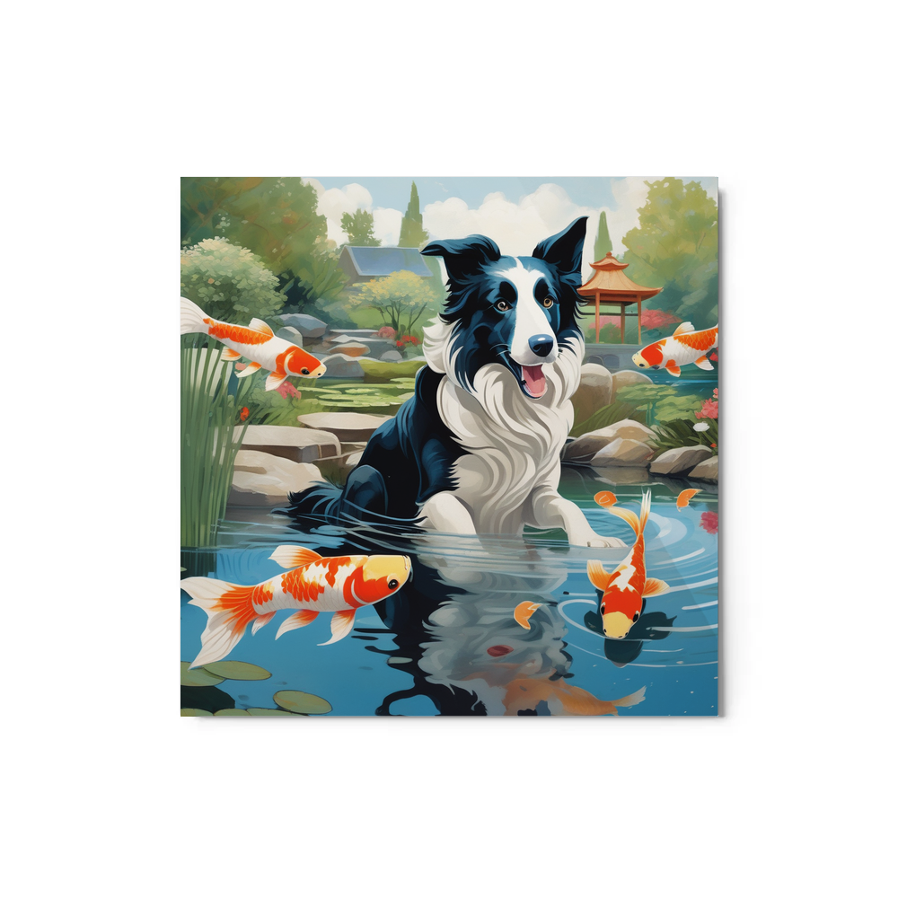 PugMug Custom Border Collie Metal Print