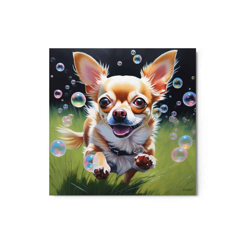 PugMug Custom Chihuahua Metal Print
