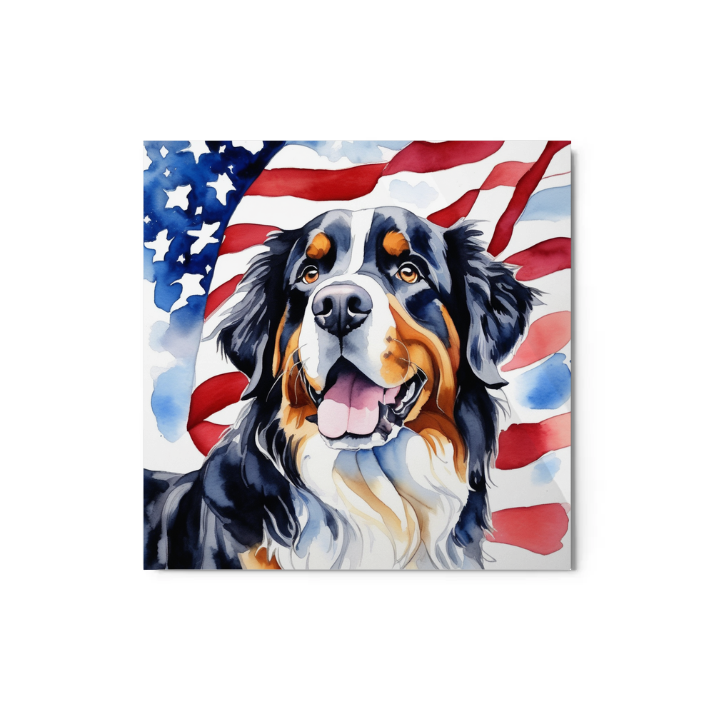 PugMug Custom Bernese Mountain Dog Metal Print